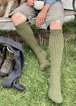 Men's Alpaca Knee Socks