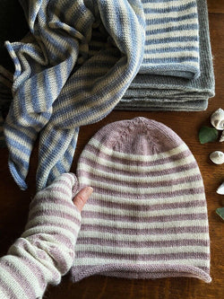 Alpaca Striped Jersey Hat