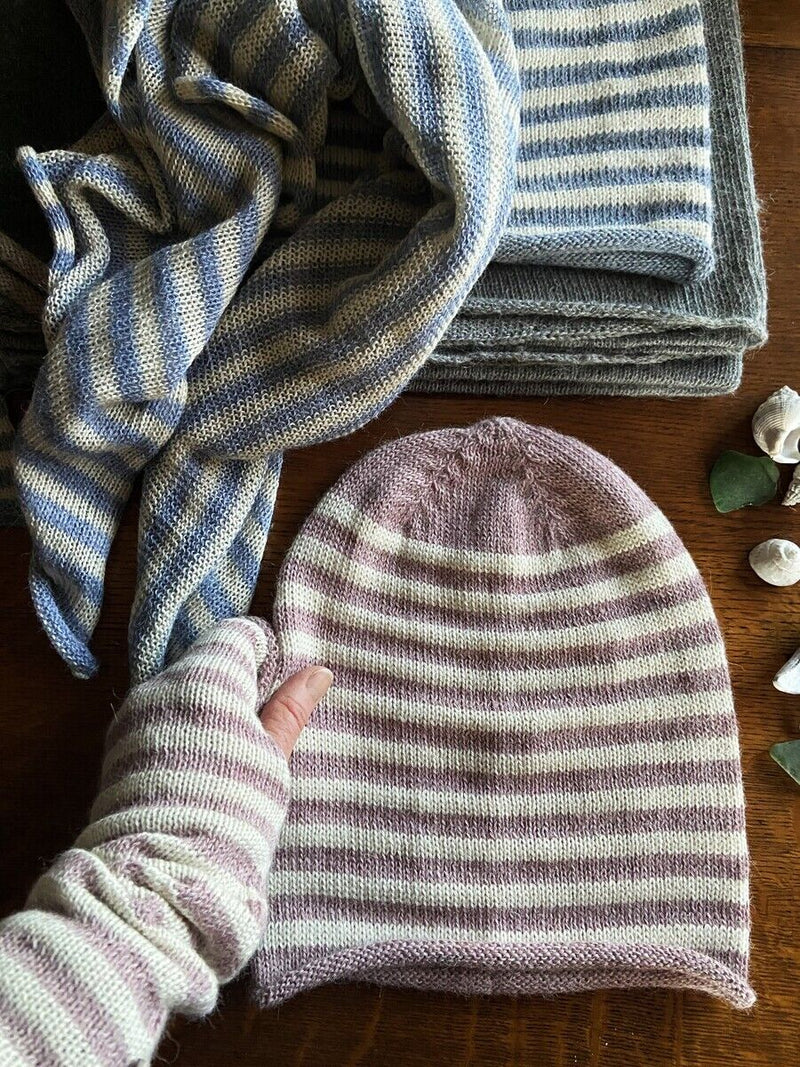 Alpaca Striped Jersey Hat