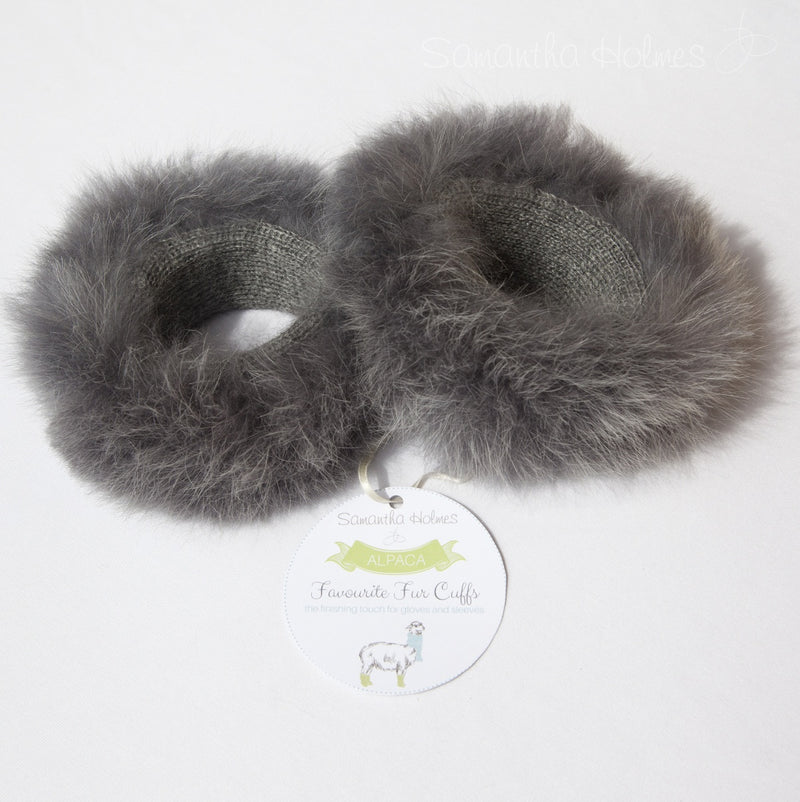 Alpaca Fur Cuffs