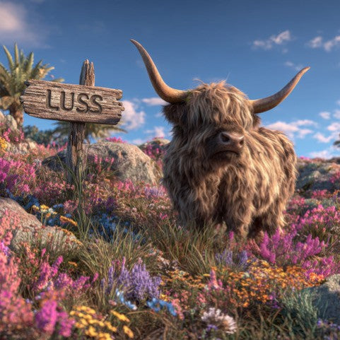 Luss Highland Cow Canvas