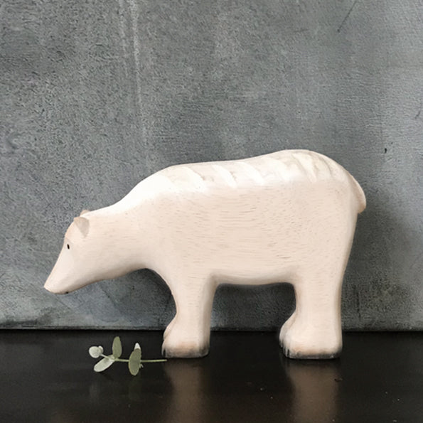 Wooden Polar Bear