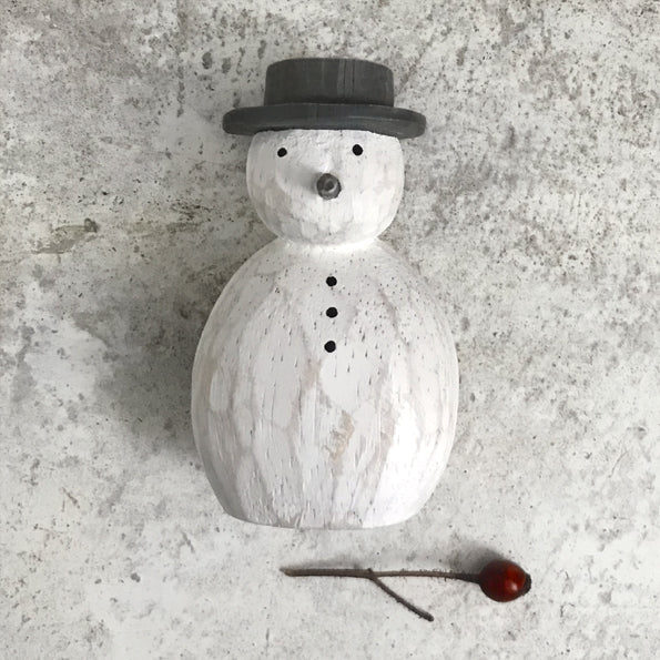 Wooden Snowman Decoration