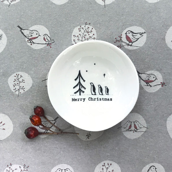 Small Wobbly Bowl - Merry Christmas