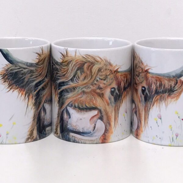 Highland Cow Mug by Pankhurst Gallery