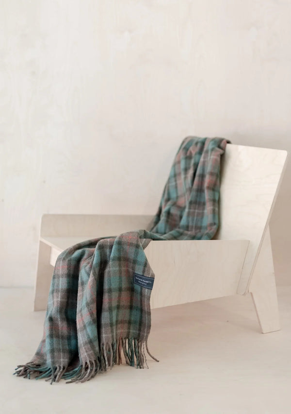 Recycled Wool Blanket in Fraser Hunting Weathered Tartan