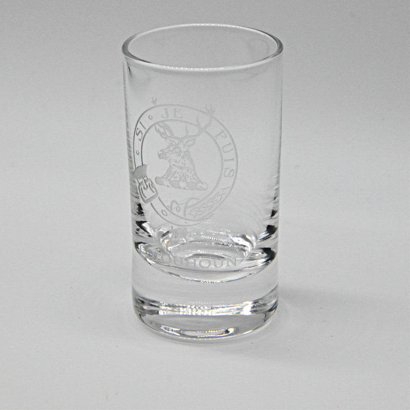 Shot Glass with Clan Crest & Motto - Luss General Store