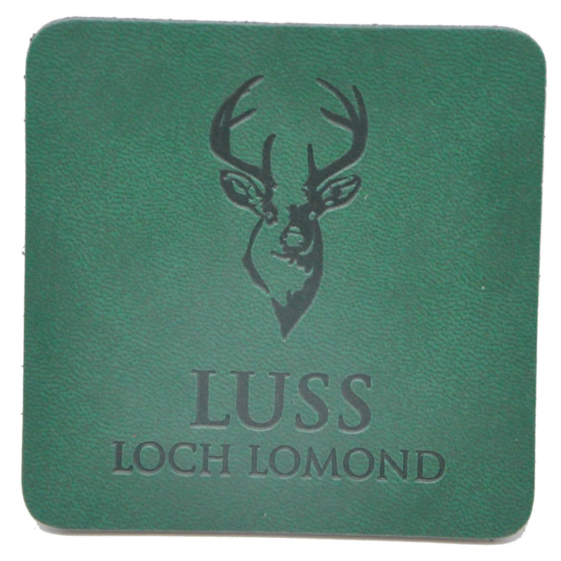 Luss Embossed Leather Coaster - Luss General Store