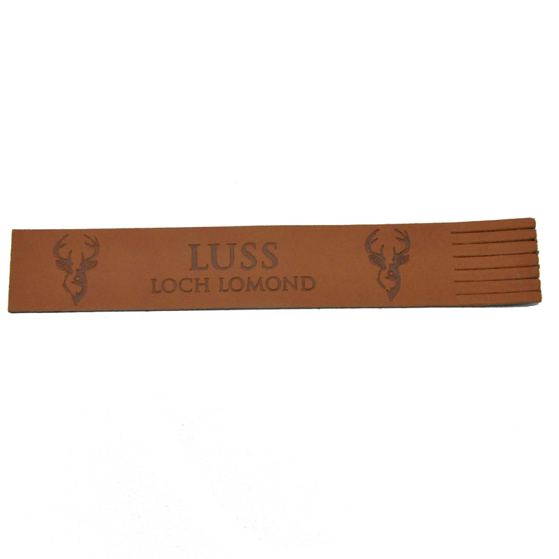 Luss Embossed Leather Bookmark - Luss General Store