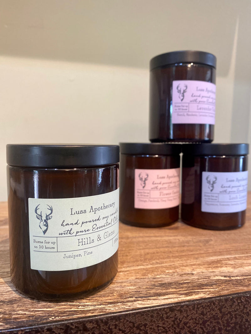 Luss Apothecary Soy Wax Candles