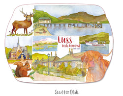 Luss Montage Melamine Scatter Dish by Emma Ball