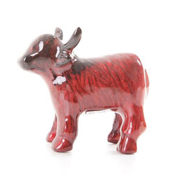 Brushed Red Highland Cow XL 14cm