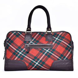 Holdall Bag in MacGregor Tweed & Leather - Luss General Store