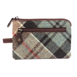 Key and Coin Case in Weathered Colquhoun Tartan Tweed - Luss General Store