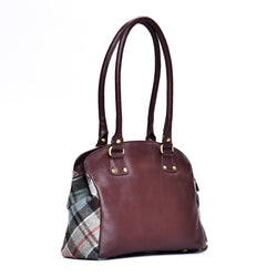 Gail Bag in Weathered Colquhoun Tweed and Leather - Luss General Store