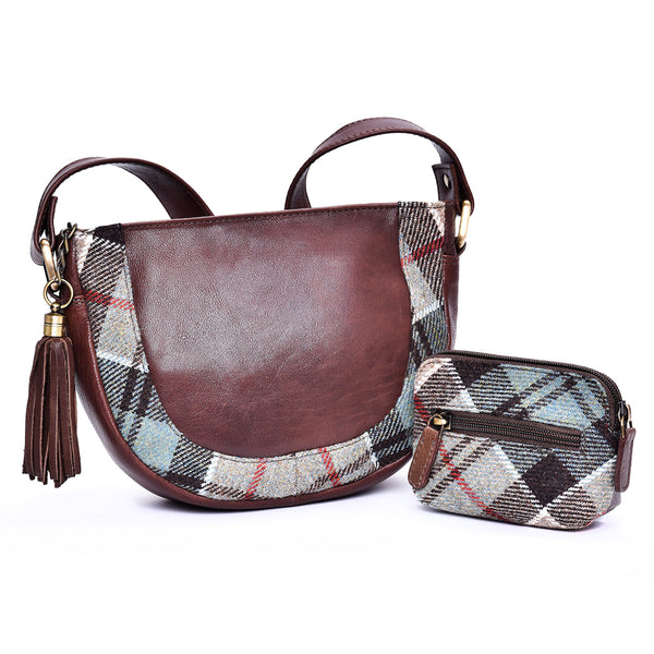 Jura Bag in Weathered Colquhoun Tweed & Leather - Luss General Store