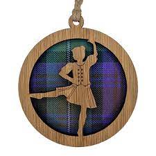 Highland Dancer Round Hanger