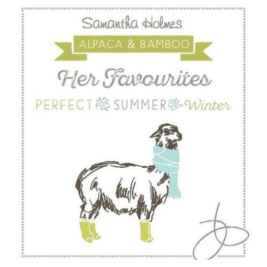 Ladies Stripey Alpaca Socks by Samantha Holmes